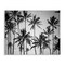 Stupell Industries Black & White Palm Trees Skyline Canvas Wall Art